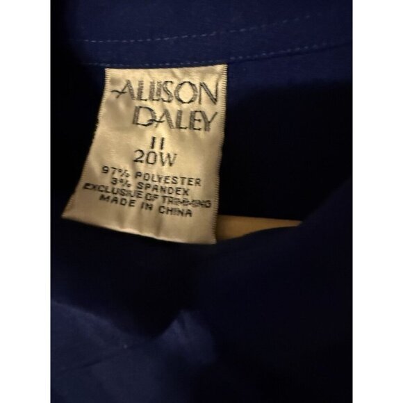 Alison Daley Women's Blouse SZ 20W Tunic Soft Timeless Classic Style - Picture 4 of 8